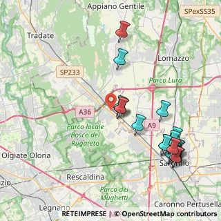 Mappa Via Volta Alessandro, 21040 Cislago VA, Italia (4.7585)