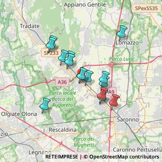 Mappa Via Volta Alessandro, 21040 Cislago VA, Italia (2.91933)