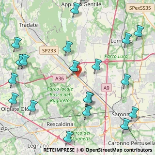 Mappa Via Volta Alessandro, 21040 Cislago VA, Italia (5.817)
