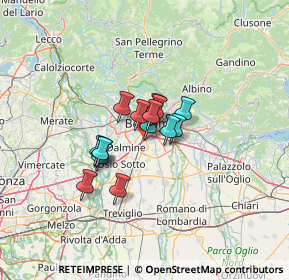 Mappa A4 Torino - Trieste, 24127 Bergamo BG, Italia (7.914)