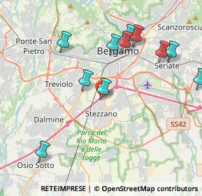 Mappa A4 Torino - Trieste, 24127 Bergamo BG, Italia (4.30909)