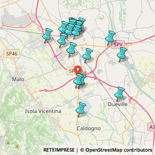 Mappa SS 349, 36030 Villaverla VI, Italia (4.093)