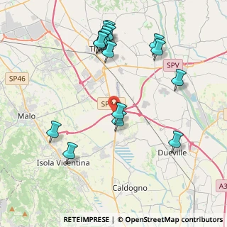 Mappa SS 349, 36030 Villaverla VI, Italia (4.49563)