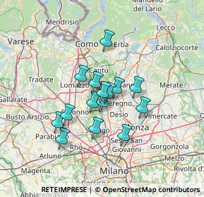 Mappa Via Giorgio Perlasca, 20821 Meda MB, Italia (9.74467)