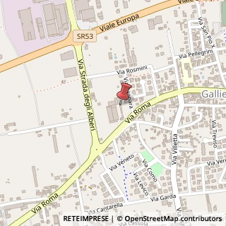 Mappa Via Roma, 33/1, 35015 Galliera Veneta, Padova (Veneto)