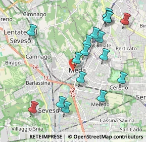 Mappa Via Orsini, 20821 Meda MB, Italia (2.13)