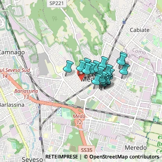 Mappa Via Orsini, 20821 Meda MB, Italia (0.5385)