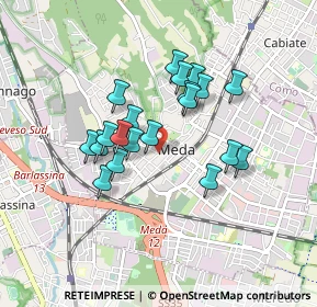 Mappa Via Orsini, 20821 Meda MB, Italia (0.7015)