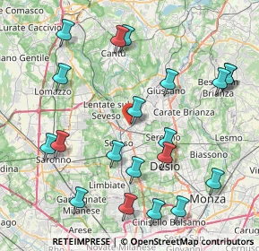 Mappa Via Orsini, 20821 Meda MB, Italia (9.363)