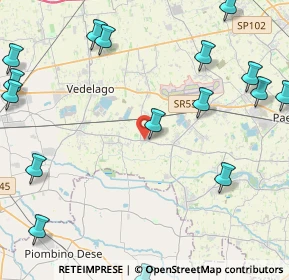 Mappa Piazza General Caviglia, 31050 Vedelago TV, Italia (6.5315)