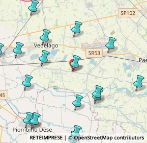 Mappa Piazza General Caviglia, 31050 Vedelago TV, Italia (5.775)