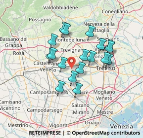 Mappa Piazza General Caviglia, 31050 Vedelago TV, Italia (11.36222)