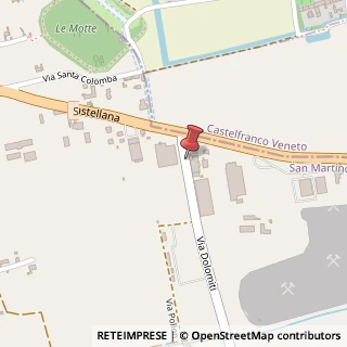 Mappa Via Dolomiti, 6/1, 35018 Castelfranco Veneto, Treviso (Veneto)