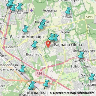 Mappa Via Marx Carlo, 21054 Fagnano Olona VA, Italia (3.14412)