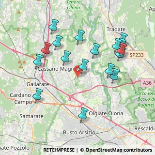 Mappa Via Marx Carlo, 21054 Fagnano Olona VA, Italia (4.14529)