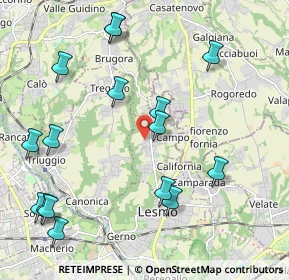 Mappa Via Don Luigi Grisostomi, 20856 Correzzana MB, Italia (2.45063)