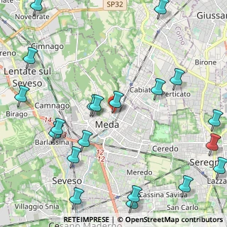 Mappa Via Giuseppe Parini, 20821 Meda MB, Italia (2.9515)