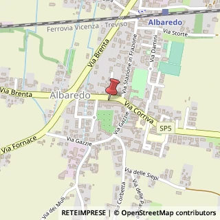 Mappa Via Brenta, 9, 31050 Vedelago, Treviso (Veneto)