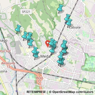 Mappa Via Moncenisio, 20821 Meda MB, Italia (0.88)