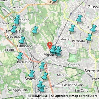 Mappa Via Moncenisio, 20821 Meda MB, Italia (2.6575)