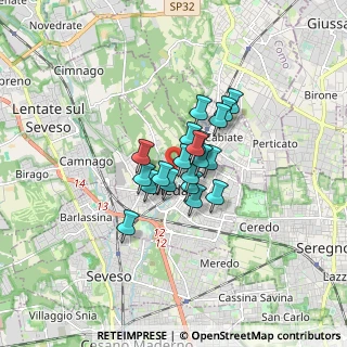 Mappa Via Moncenisio, 20821 Meda MB, Italia (0.961)