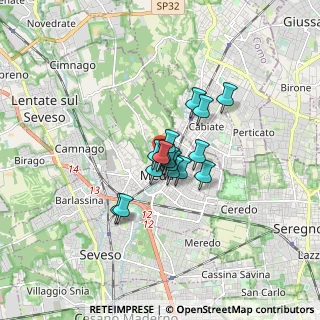 Mappa Via Moncenisio, 20821 Meda MB, Italia (0.98)