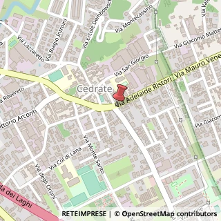 Mappa Via Adelaide Ristori, 1, 21013 Gallarate, Varese (Lombardia)