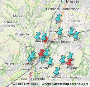 Mappa Via Dante, 23871 Lomagna LC, Italia (1.90375)