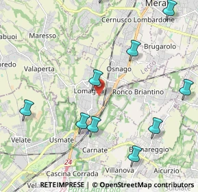 Mappa Via Dante, 23871 Lomagna LC, Italia (2.825)