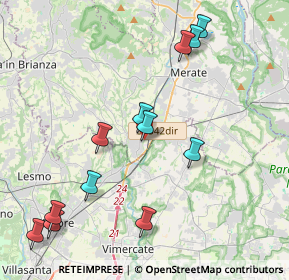 Mappa Via Dante, 23871 Lomagna LC, Italia (4.52417)