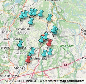 Mappa Via Dante, 23871 Lomagna LC, Italia (6.92421)