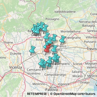Mappa Via Regia, 35018 San Martino di Lupari PD, Italia (10.388)