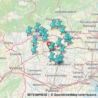 Mappa Via Regia, 35018 San Martino di Lupari PD, Italia (10.6435)