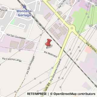 Mappa Via Molinara, 11, 24060 Gorlago, Bergamo (Lombardia)