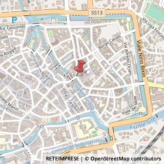 Mappa Via Sant'Agostino,  1, 31100 Treviso, Treviso (Veneto)