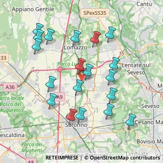Mappa Via 20 Settembre, 22069 Rovellasca CO, Italia (4.10368)