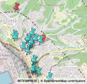 Mappa Via degli Apiari, 34135 Trieste TS, Italia (0.5395)