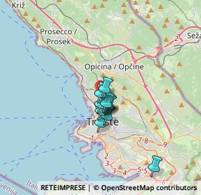Mappa Via degli Apiari, 34135 Trieste TS, Italia (1.97909)