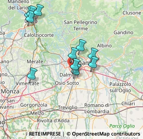 Mappa Via delle Noci, 24048 Treviolo BG, Italia (14.50455)