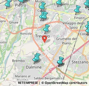 Mappa Via delle Noci, 24048 Treviolo BG, Italia (3.218)