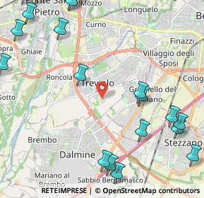 Mappa Via delle Noci, 24048 Treviolo BG, Italia (3.132)