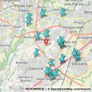 Mappa Via delle Noci, 24048 Treviolo BG, Italia (2.28)