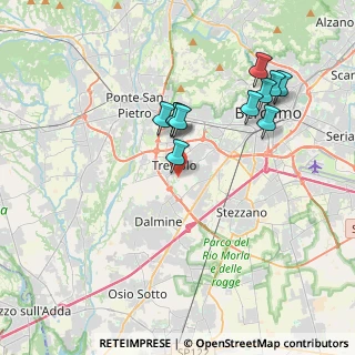 Mappa Via delle Noci, 24048 Treviolo BG, Italia (3.53727)