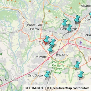 Mappa Via delle Noci, 24048 Treviolo BG, Italia (5.36273)