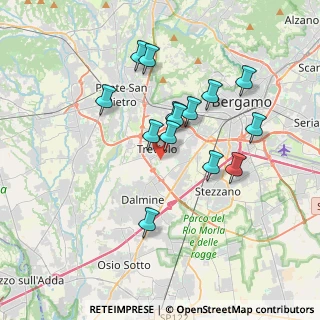 Mappa Via delle Noci, 24048 Treviolo BG, Italia (3.20071)