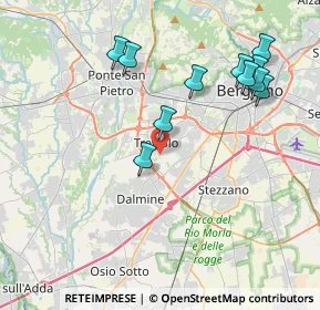 Mappa Via delle Noci, 24048 Treviolo BG, Italia (4.15)