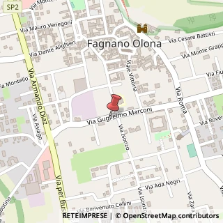 Mappa Via Marconi Guglielmo, 33B, 21054 Fagnano Olona, Varese (Lombardia)