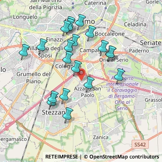 Mappa Via Isonzo, 24052 Azzano San Paolo BG, Italia (1.9595)