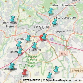 Mappa Via Isonzo, 24052 Azzano San Paolo BG, Italia (5.75385)