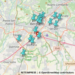 Mappa Via Isonzo, 24052 Azzano San Paolo BG, Italia (3.56235)